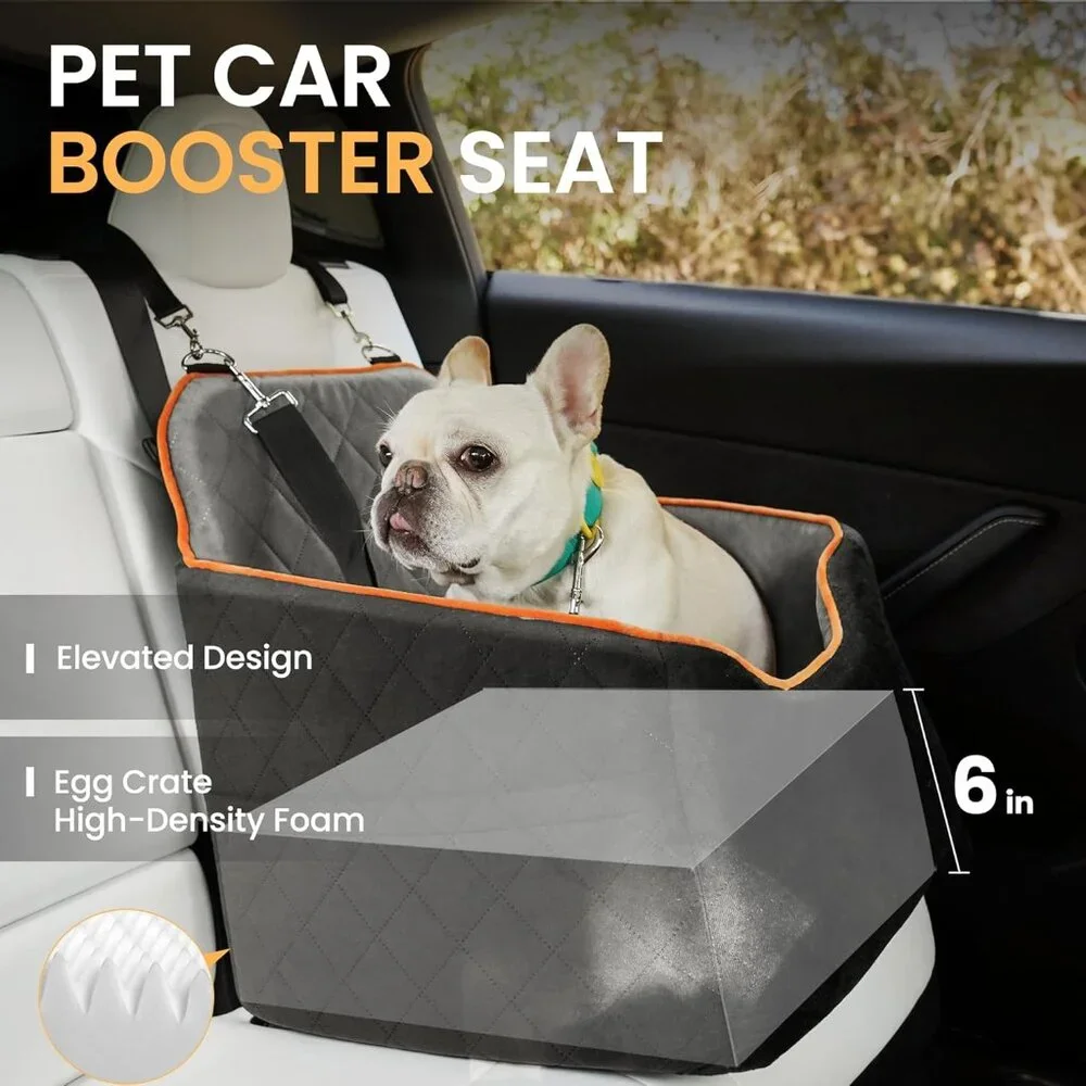 Dog Car Seat for Small Dog, Booster Seat for Dogs Under 30lbs